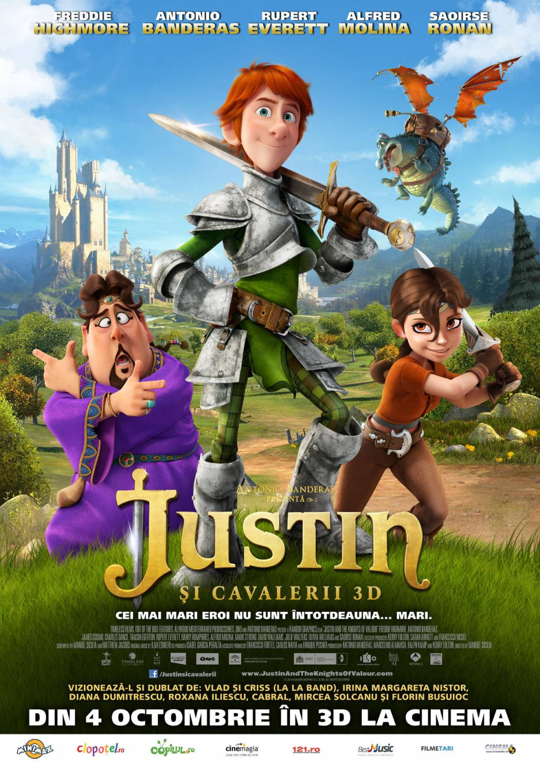 Justin and the Knights of Valour - Justin şi cavalerii (2013)-Film Online Subtitrat