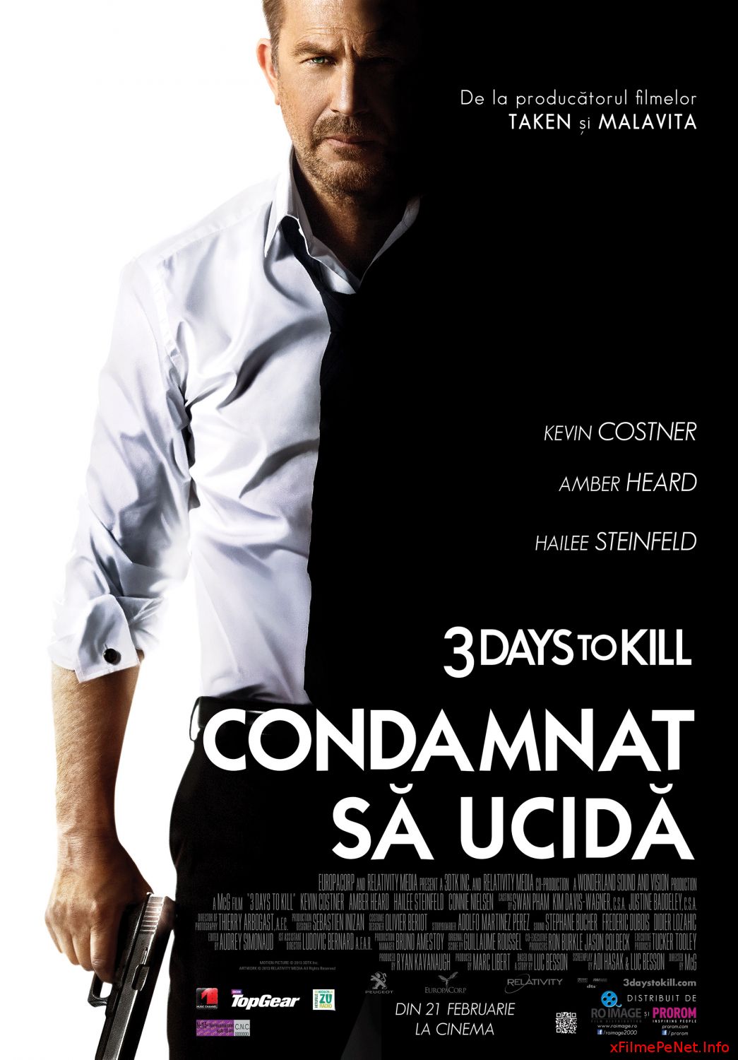 3 Days to Kill - Condamnat să ucidă (2014) Online Subtitrat